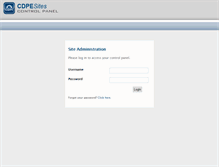 Tablet Screenshot of hosted.cdpe.com